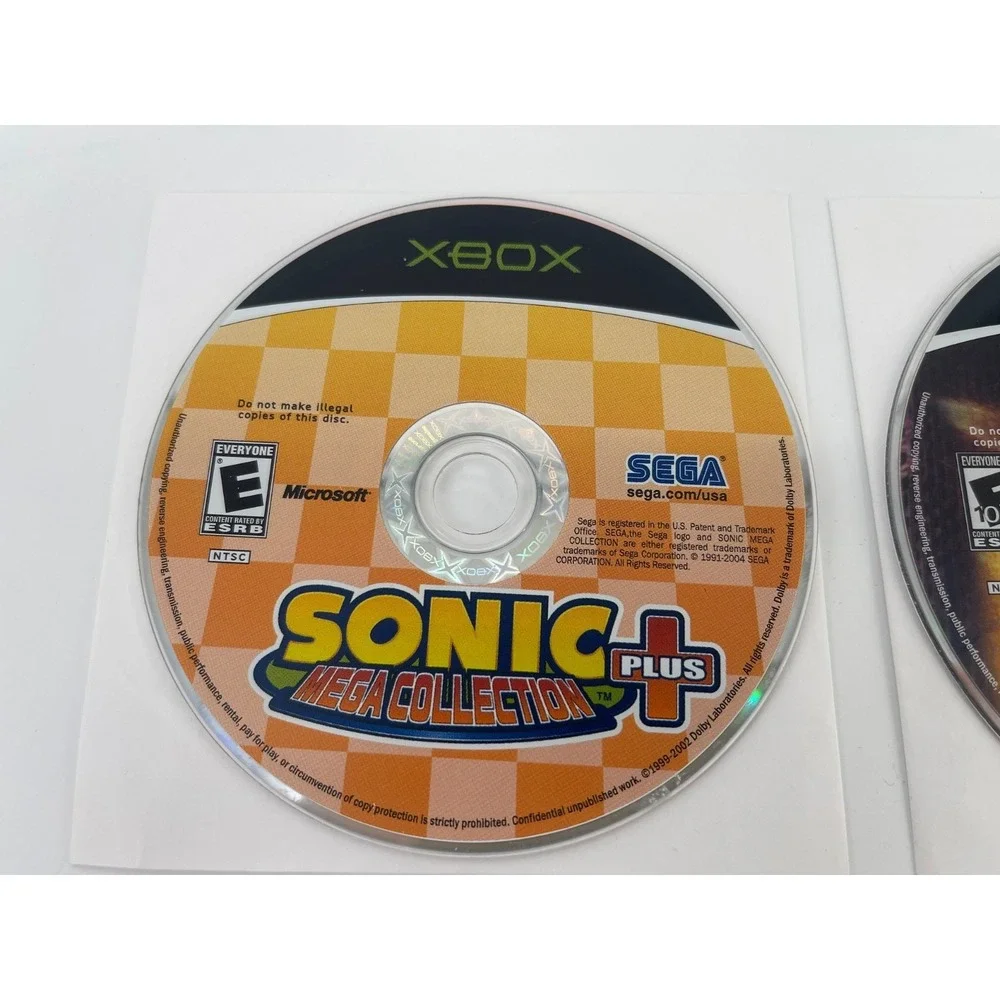 Microsoft Xbox Video Game Lot 4 Discs GTA Sonic Shadow Chase Good Used Bundle